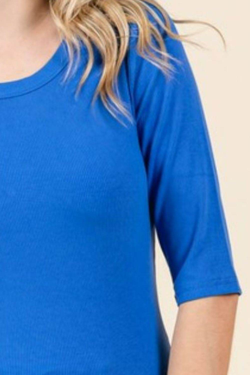 Mittoshop Round Neck Half Sleeve T-Shirt - Shop Style & More | Fresh Looks, Everyday Deals & Free Shipping