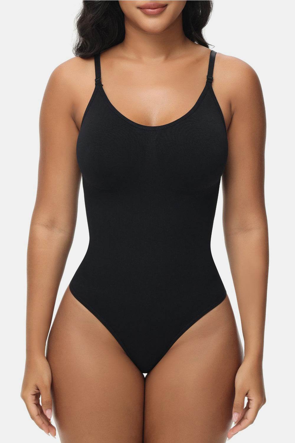 Spaghetti Strap Tummy Control Bodysuit - Shop Style & More | Fresh Looks, Everyday Deals & Free Shipping