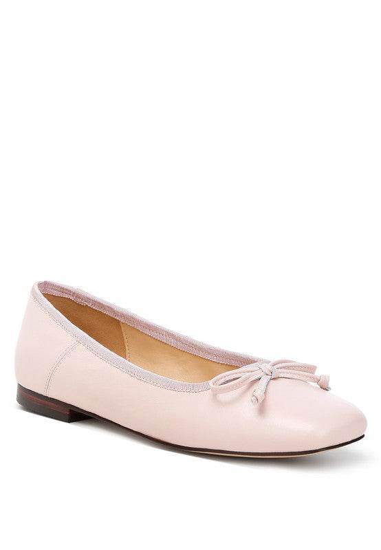 Lutten Square-Toe Bow Ballerinas - Shop Style & More | Fresh Looks, Everyday Deals & Free Shipping