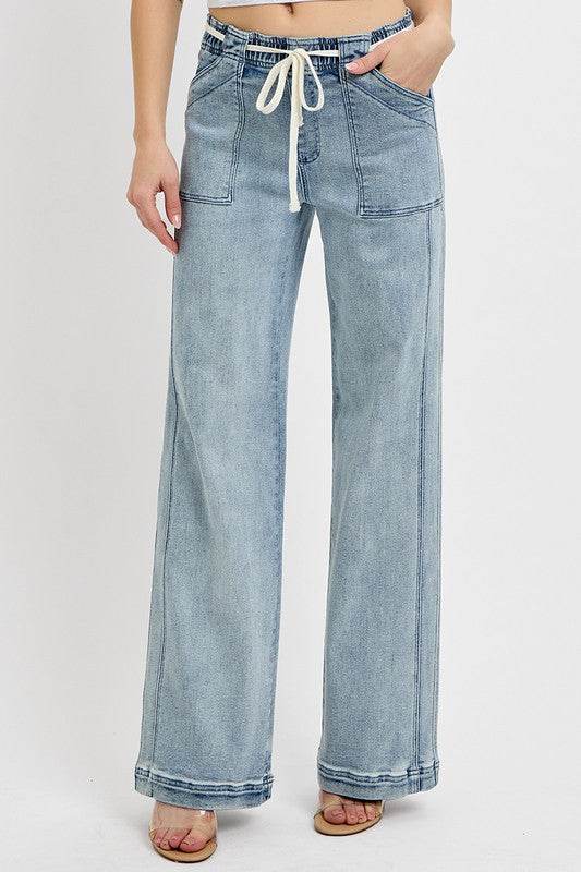RISEN Full Size Straight Leg Jeans with Pockets Plus Size - Shop Style & More | Fresh Looks, Everyday Deals & Free Shipping