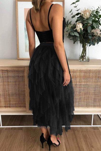 A Line Long Tulle Tiered Skirts - Shop Style & More | Fresh Looks, Everyday Deals & Free Shipping