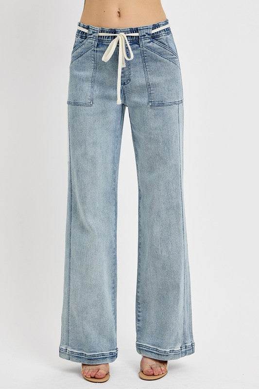 RISEN Full Size Straight Leg Jeans with Pockets Plus Size - Shop Style & More | Fresh Looks, Everyday Deals & Free Shipping