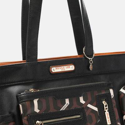 Nicole Lee USA Geometric Pattern Large Handbag - Shop Style & More | Fresh Looks, Everyday Deals & Free Shipping