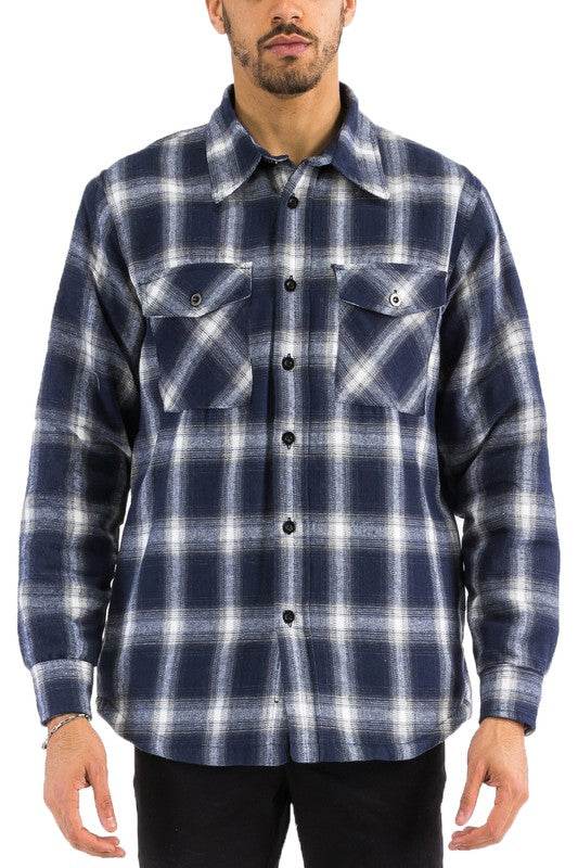 Mens Quilted Padded Flannel - Shop Style & More | Fresh Looks, Everyday Deals & Free Shipping
