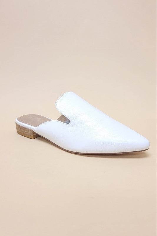 GEM-39 - POINTED TOE SLIP ON MULE FLATS - Shop Style & More | Fresh Looks, Everyday Deals & Free Shipping