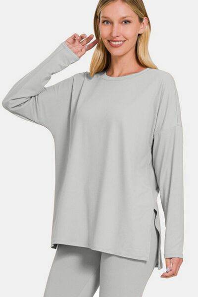 Zenana Full Size Brushed Microfiber Top and Leggings Lounge Set - Shop Style & More | Fresh Looks, Everyday Deals & Free Shipping
