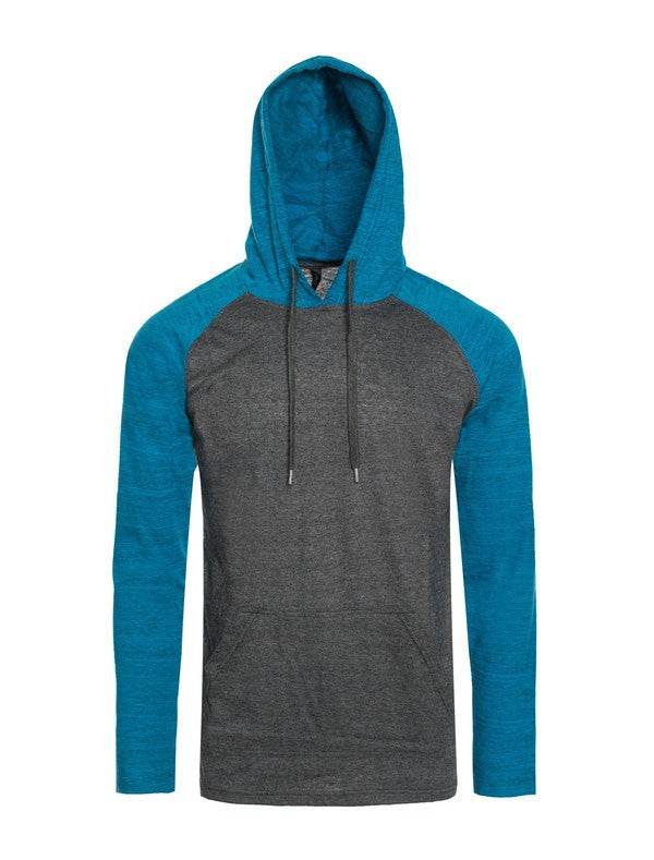 Raglan Long Sleeves Light Weight Hoodie - Shop Style & More | Fresh Looks, Everyday Deals & Free Shipping