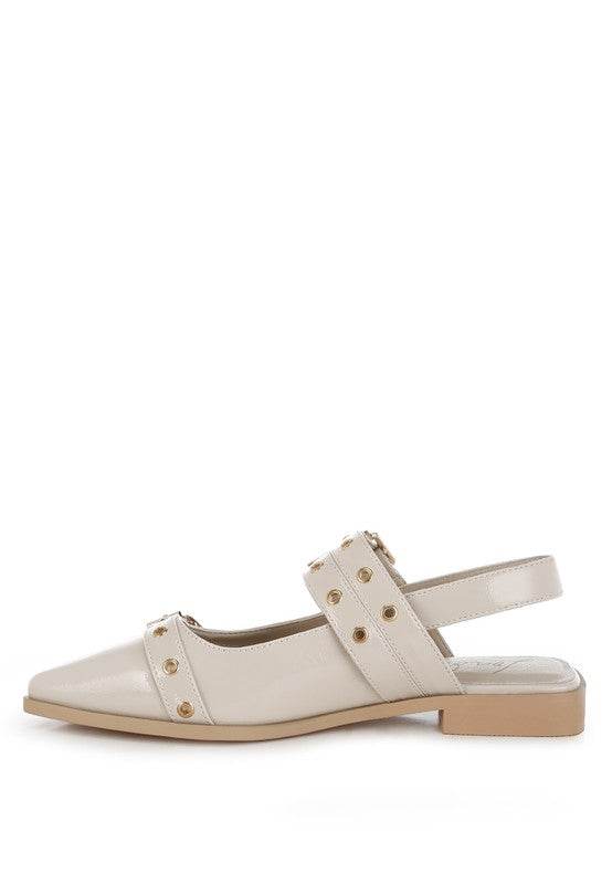 Betula Eyelets & Buckle Detail Flats - Shop Style & More | Fresh Looks, Everyday Deals & Free Shipping