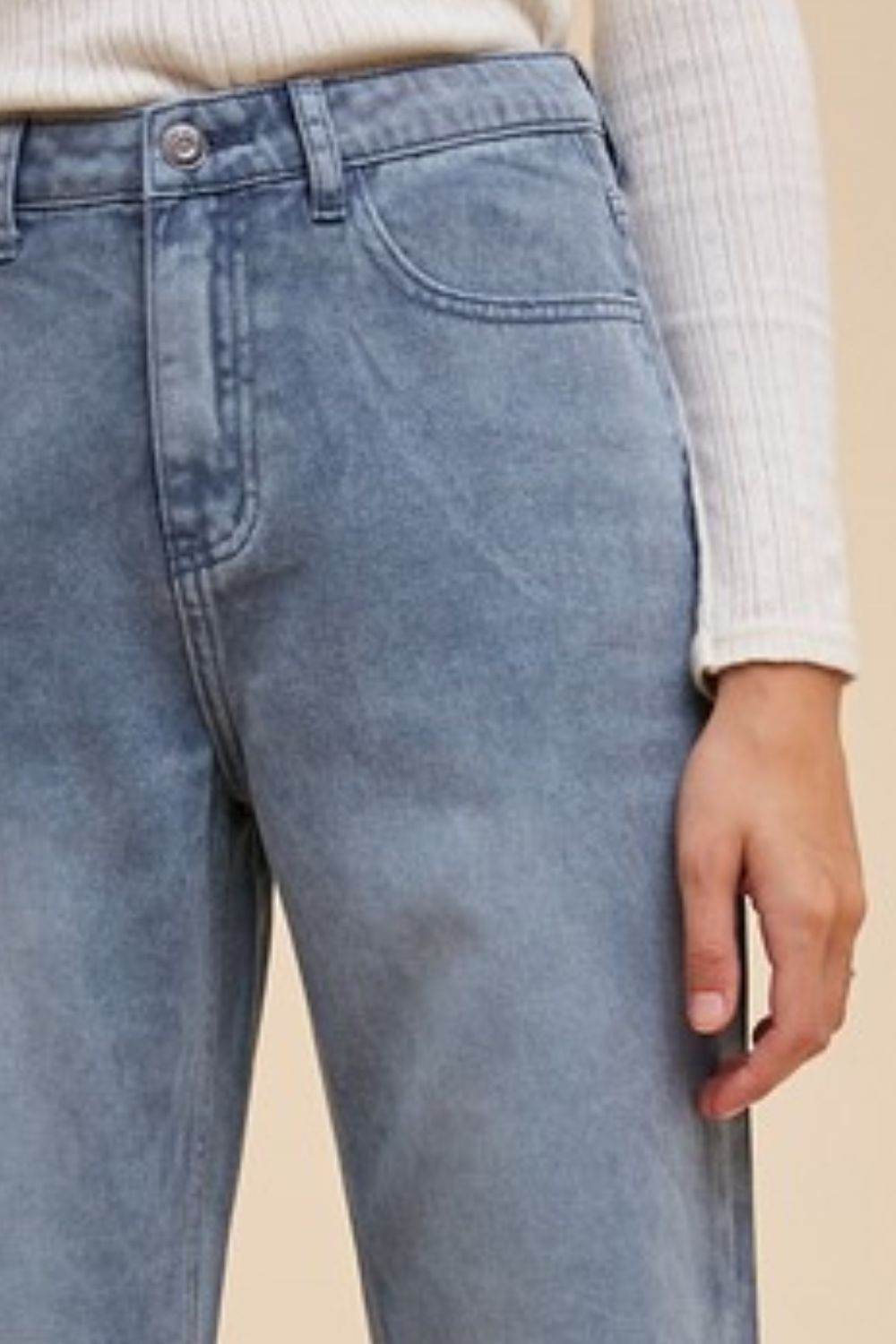 Annie Wear Distressed Raw Hem Jeans - Shop Style & More | Fresh Looks, Everyday Deals & Free Shipping