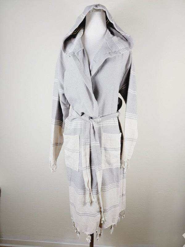 Unisex Robe, Beach or spa Robe with pockets - Gray - Shop Style & More | Fresh Looks, Everyday Deals & Free Shipping