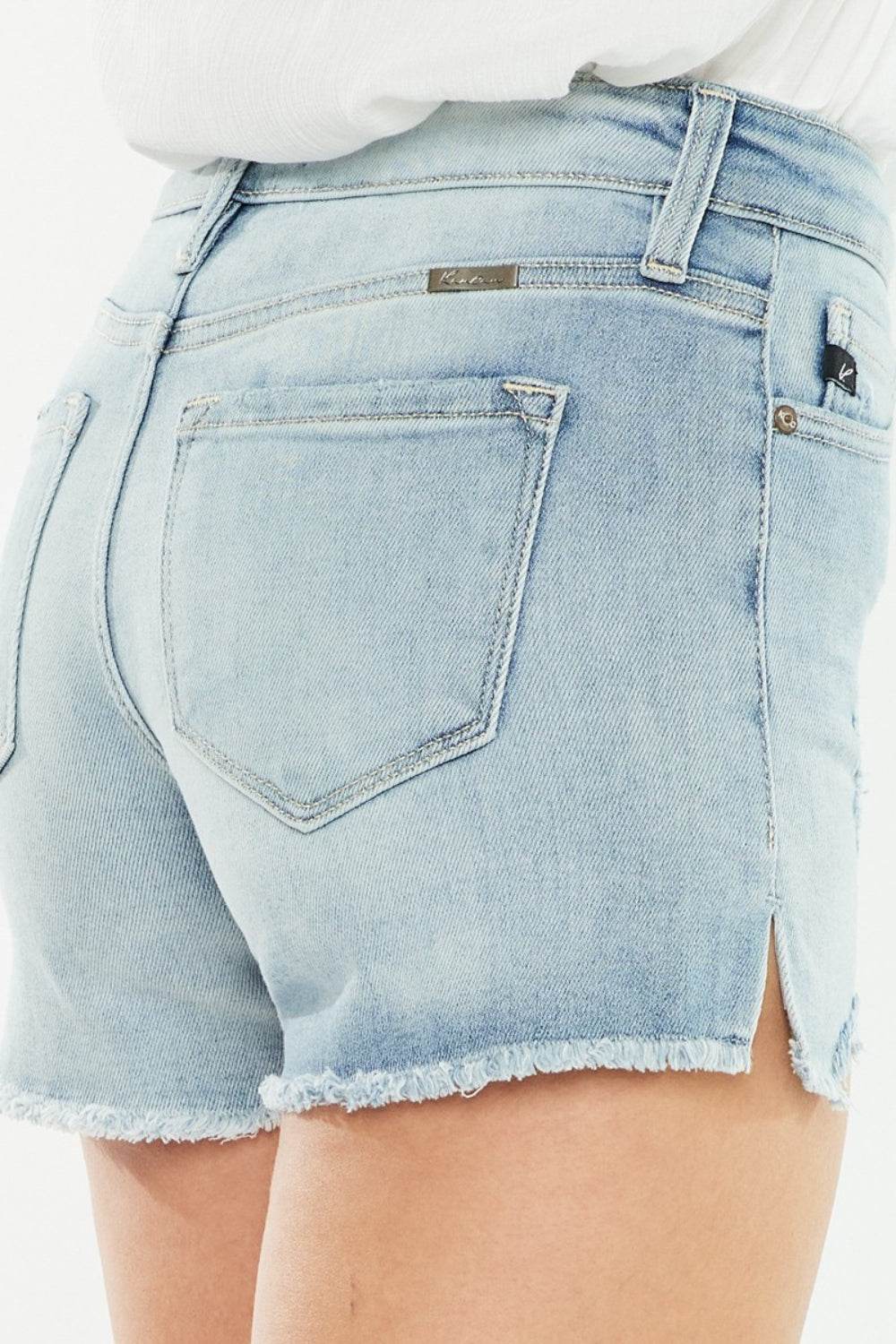 Kancan High Rise Side Slit Denim Shorts - Shop Style & More | Fresh Looks, Everyday Deals & Free Shipping