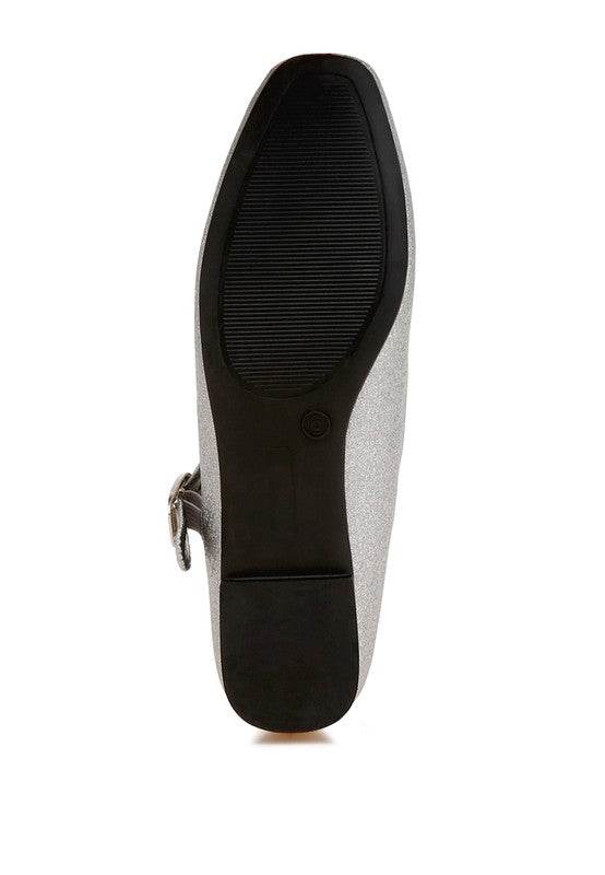 Herma Glitter Pin Buckle Ballerinas - Shop Style & More | Fresh Looks, Everyday Deals & Free Shipping