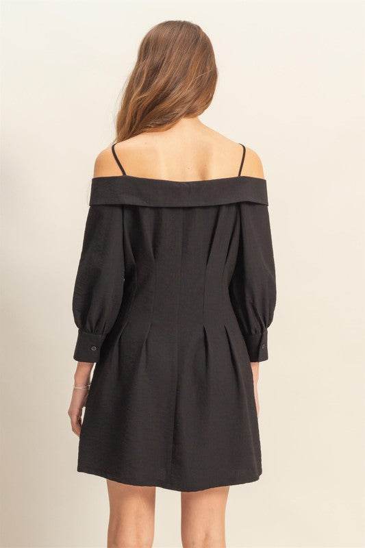 HYFVE Button Down Spaghetti Strap Mini Dress with Pockets - Shop Style & More | Fresh Looks, Everyday Deals & Free Shipping