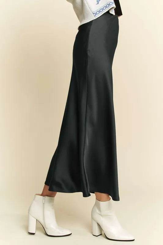 Davi & Dani High Waist Midi Skirt - Shop Style & More | Fresh Looks, Everyday Deals & Free Shipping