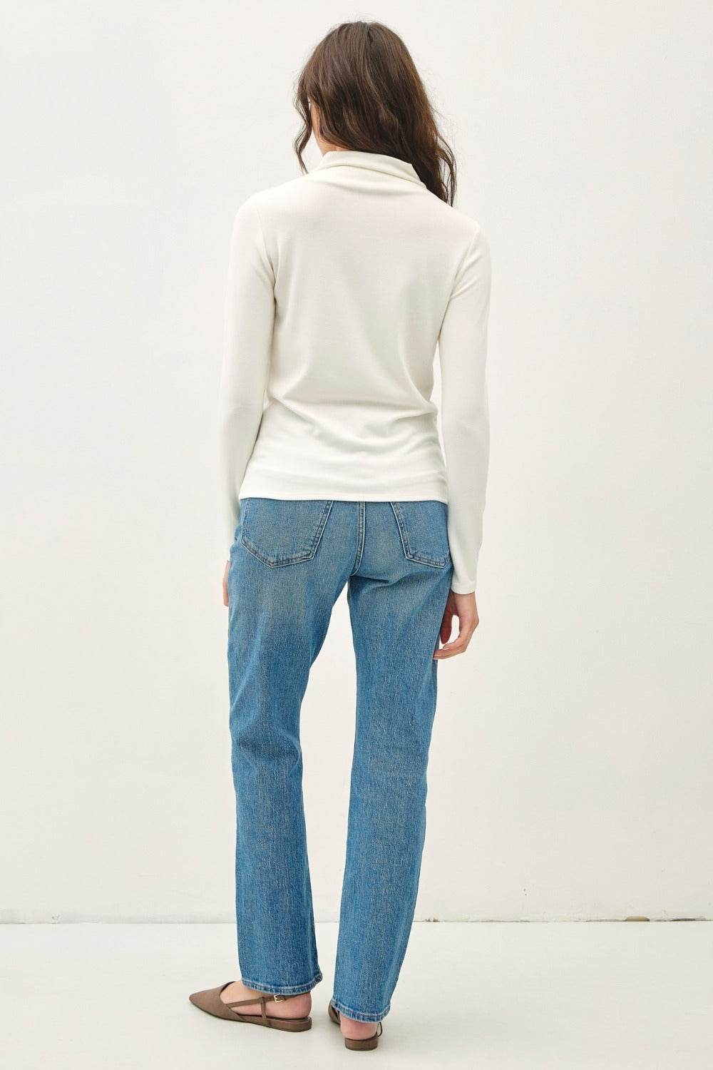 Be Cool Mock Neck Long Sleeve T-Shirt - Shop Style & More | Fresh Looks, Everyday Deals & Free Shipping