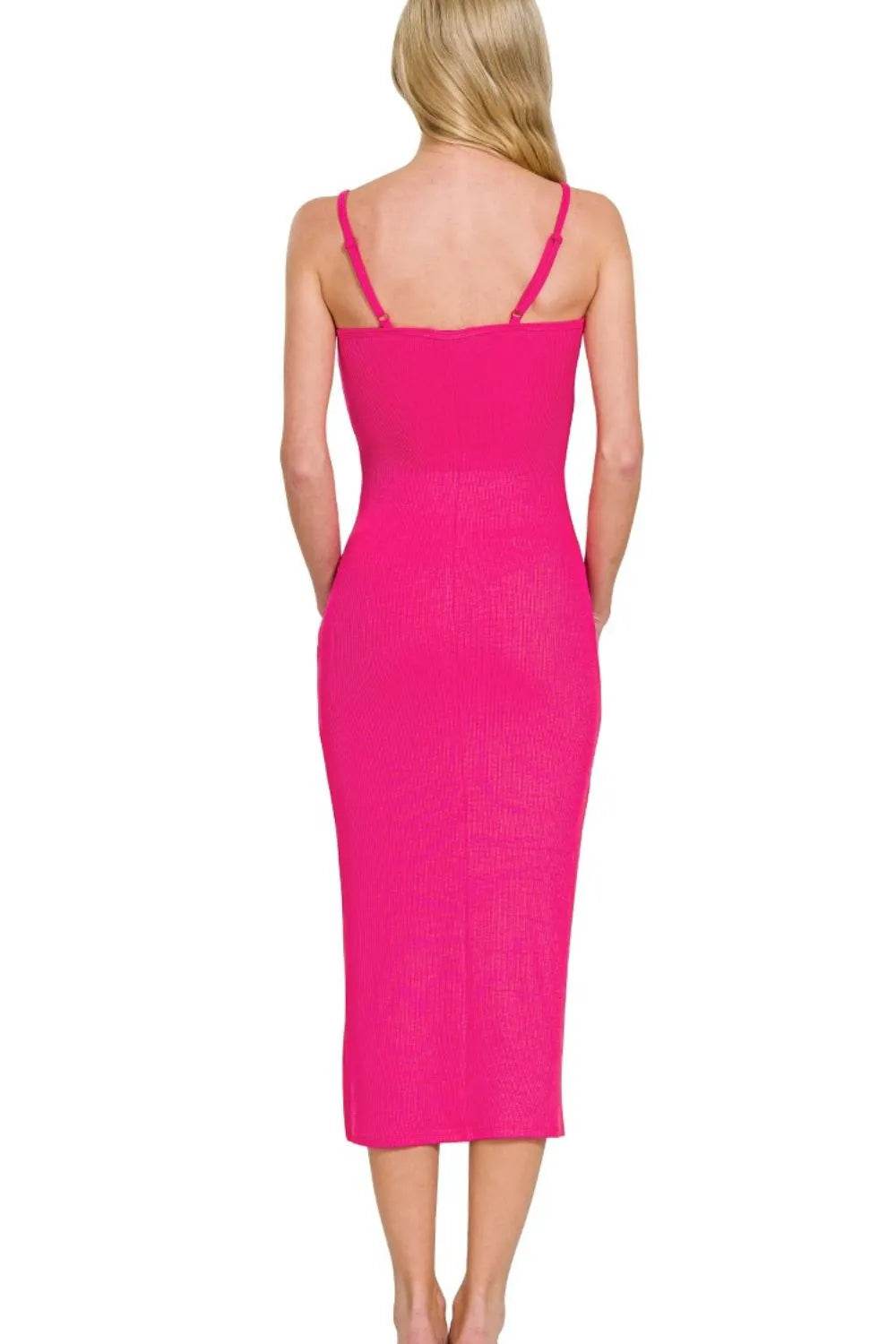 Zenana Ribbed Bodycon Midi Dress - Shop Style & More | Fresh Looks, Everyday Deals & Free Shipping