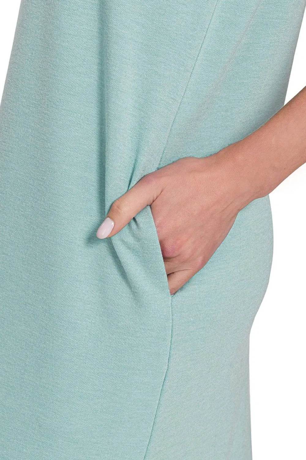 Zenana French Terry Sleeveless Round Neck Midi Dress - Shop Style & More | Fresh Looks, Everyday Deals & Free Shipping