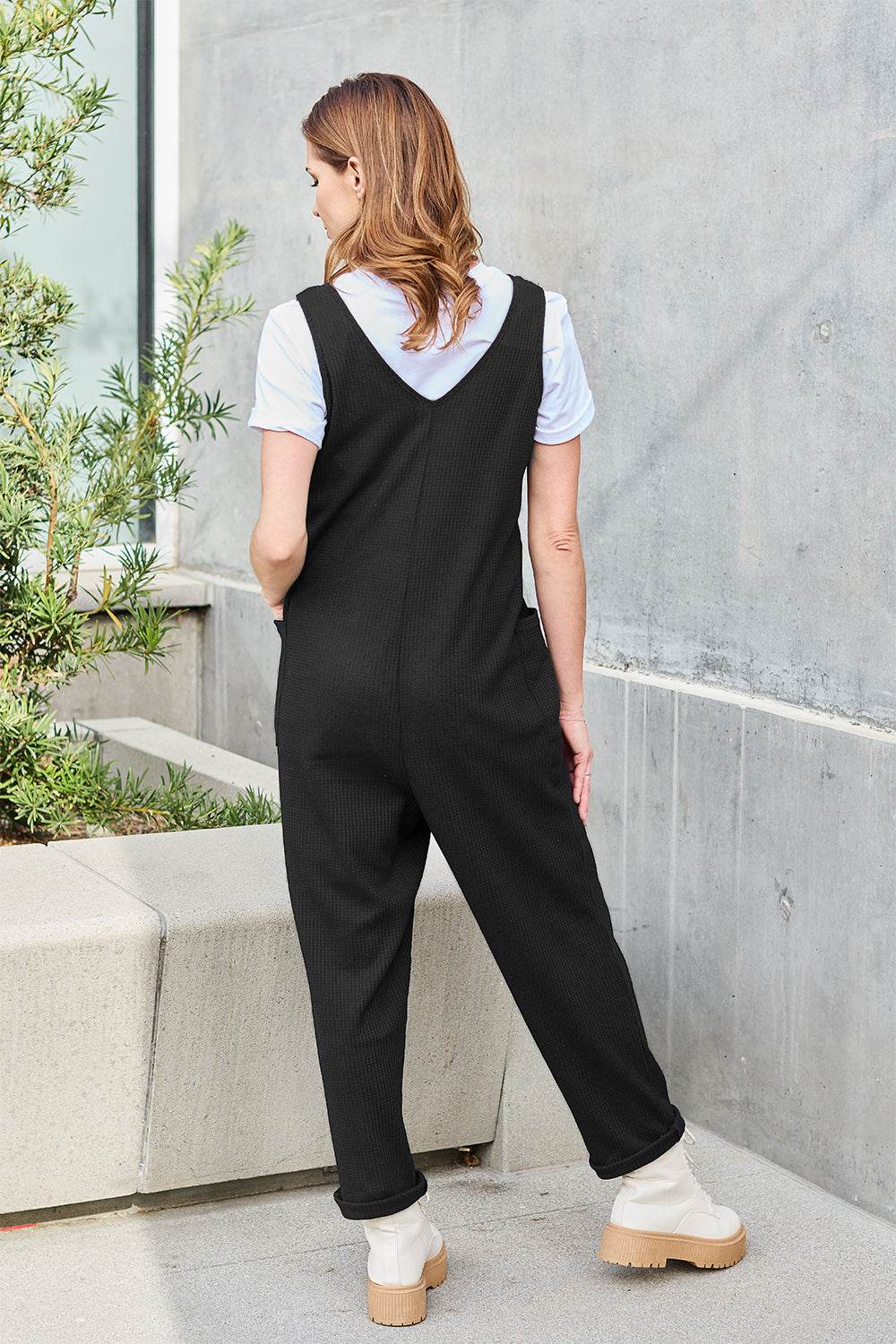 Double Take Full Size Sleeveless Straight Jumpsuit - Shop Style & More | Fresh Looks, Everyday Deals & Free Shipping
