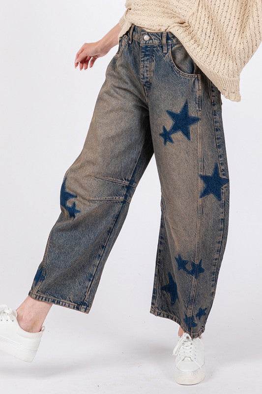 SAGE + FIG Star Wide Leg Jeans with Pockets - Shop Style & More | Fresh Looks, Everyday Deals & Free Shipping