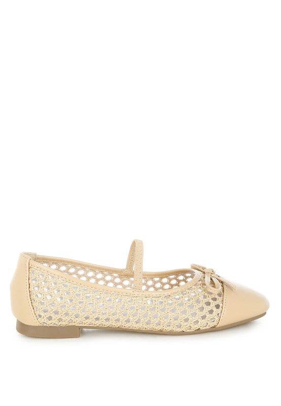 Omela Woven Bow Detail Ballerinas - Shop Style & More | Fresh Looks, Everyday Deals & Free Shipping