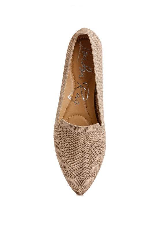 Akili Knit Textile Solid Flats - Shop Style & More | Fresh Looks, Everyday Deals & Free Shipping