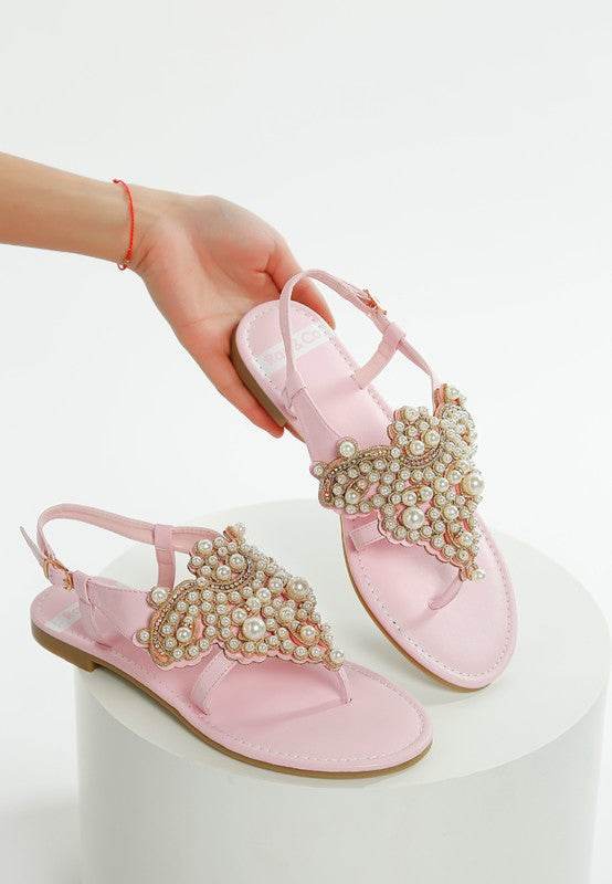 Nayasa Pin Buckle Pearls Flats - Shop Style & More | Fresh Looks, Everyday Deals & Free Shipping