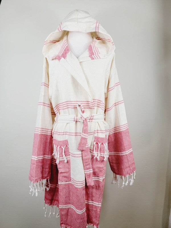 Unisex Robe, Beach or spa Robe with pockets - Red - Shop Style & More | Fresh Looks, Everyday Deals & Free Shipping