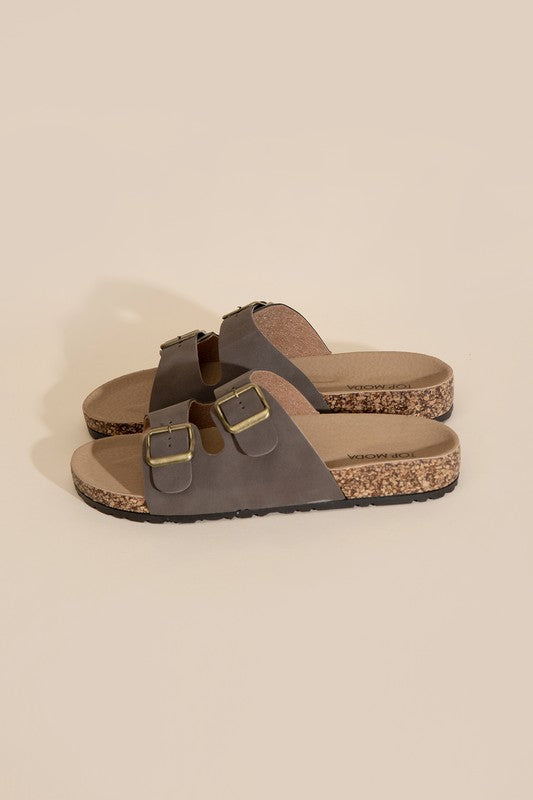 MARS-1 Buckle Strap Slides Sandals