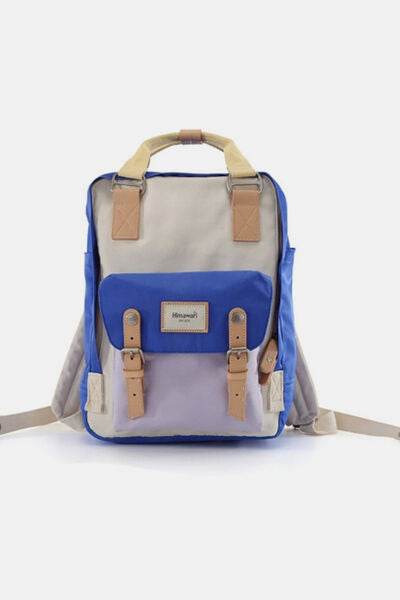 Himawari Contrast Waterproof Nylon Backpack Bag - Shop Style & More | Fresh Looks, Everyday Deals & Free Shipping