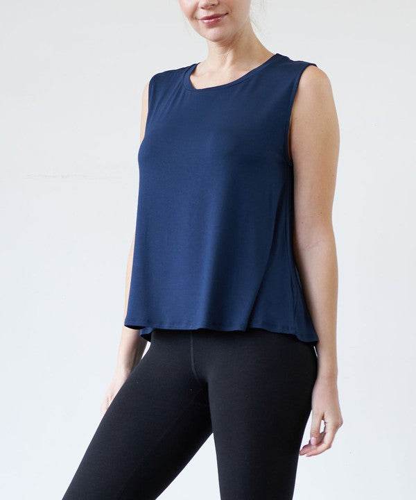 BAMBOO MUSCLE SLEEVLESS TOP - Shop Style & More | Fresh Looks, Everyday Deals & Free Shipping