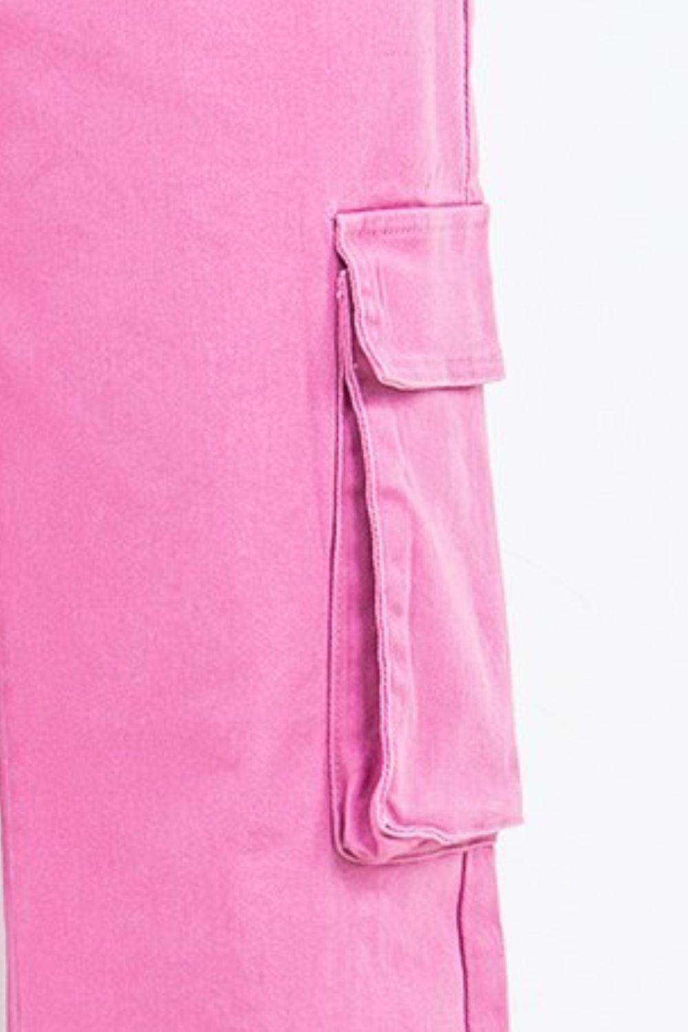 American Bazi Full Size Drawstring Wide Leg Cargo Pants Plus Size - Shop Style & More | Fresh Looks, Everyday Deals & Free Shipping