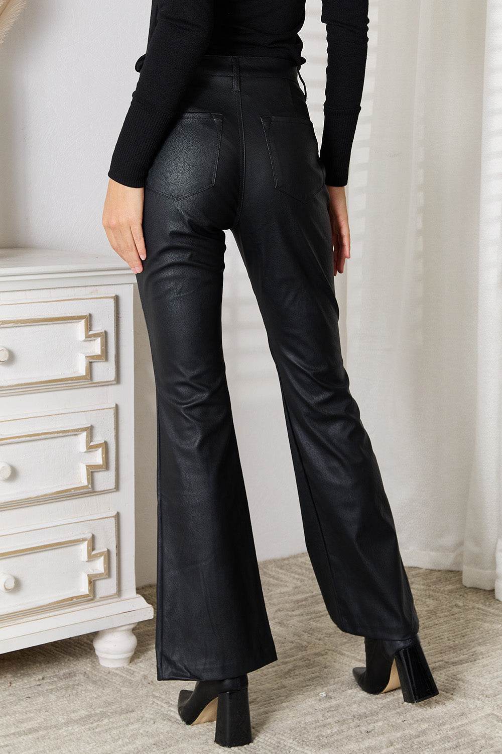 Kancan Slit Flare Leg Pants - Shop Style & More | Fresh Looks, Everyday Deals & Free Shipping