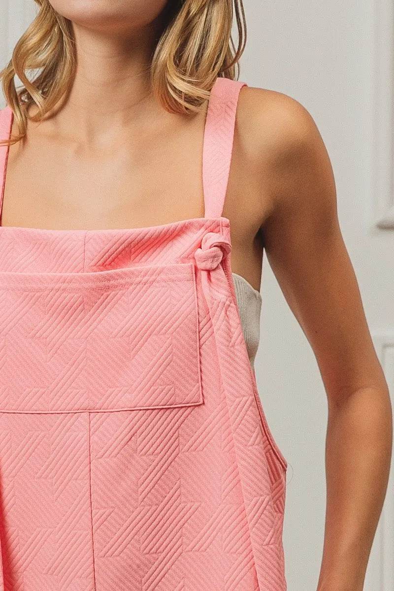 BiBi Texured Jacquard Romper with Side Pockets - Shop Style & More | Fresh Looks, Everyday Deals & Free Shipping