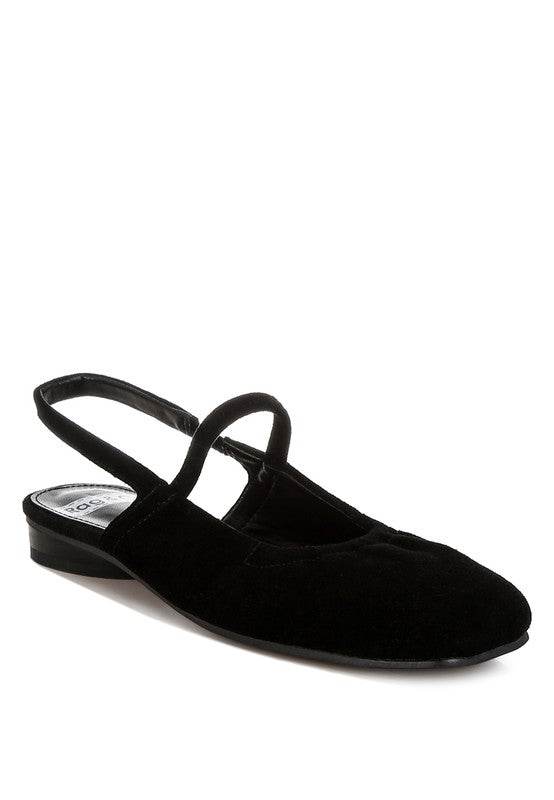 Bounzi Soft Suede Leather Slingback Sandals - Shop Style & More | Fresh Looks, Everyday Deals & Free Shipping