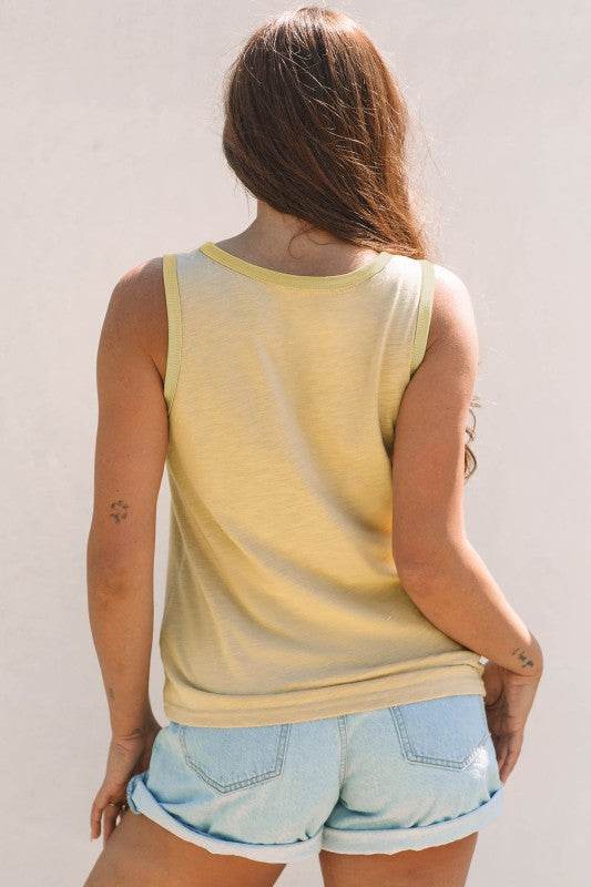Skyla Metallic Sheen Tank Top - Shop Style & More | Fresh Looks, Everyday Deals & Free Shipping