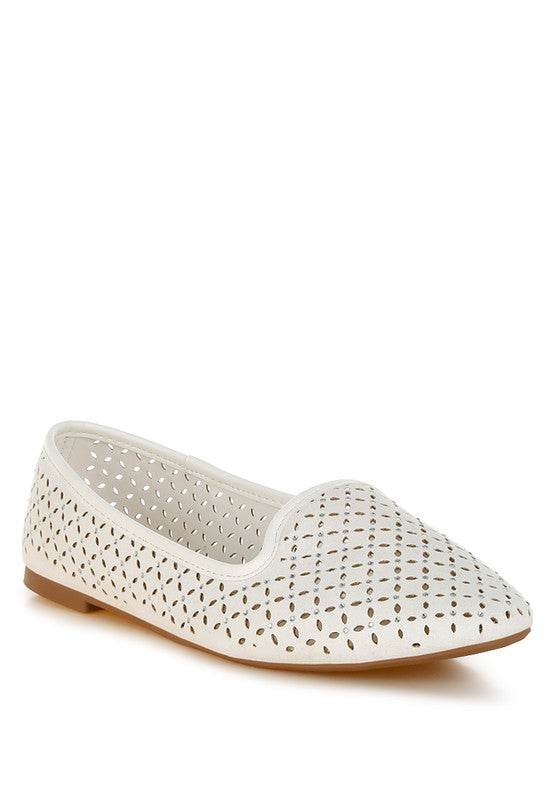 Kyrie Cut Out Detail Ballerinas - Shop Style & More | Fresh Looks, Everyday Deals & Free Shipping