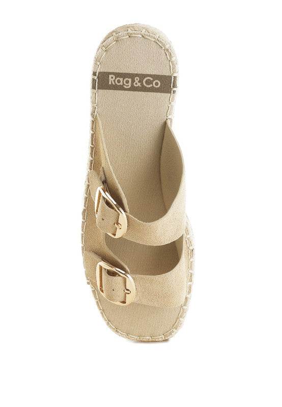 Kuopa Genuine Soft Leather Espadrille Flatform - Shop Style & More | Fresh Looks, Everyday Deals & Free Shipping