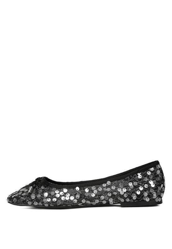 Lysander Sequin Embellished Sheer Ballet Flats - Shop Style & More | Fresh Looks, Everyday Deals & Free Shipping