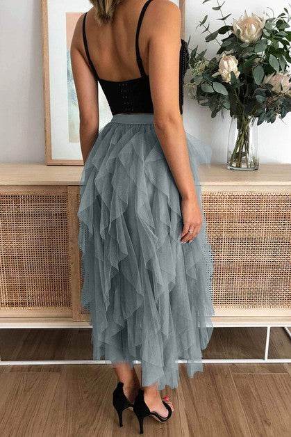 A Line Long Tulle Tiered Skirts - Shop Style & More | Fresh Looks, Everyday Deals & Free Shipping