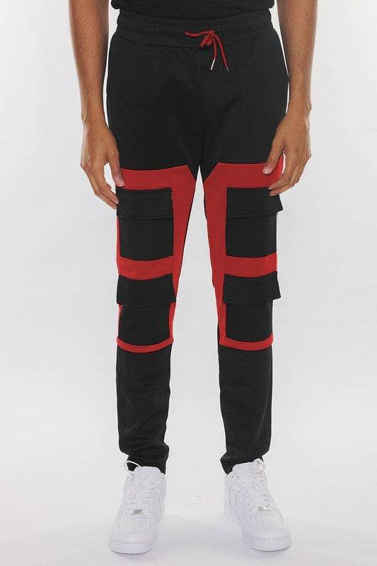 COLOR BLOCK CARGO TRACK PANT - Shop Style & More | Fresh Looks, Everyday Deals & Free Shipping
