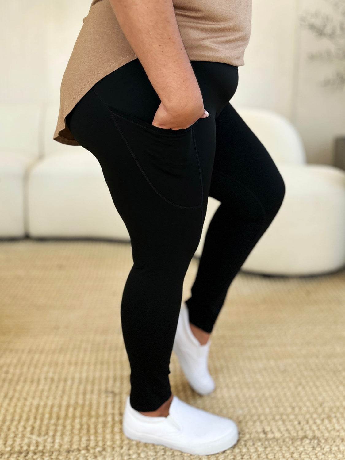 Wide Waistband Sports Leggings - Shop Style & More | Fresh Looks, Everyday Deals & Free Shipping