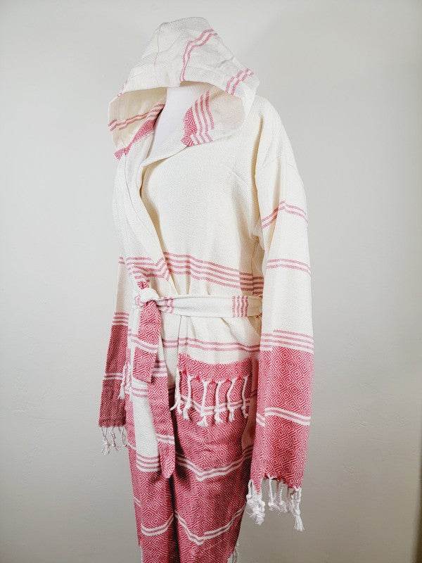 Unisex Robe, Beach or spa Robe with pockets - Red - Shop Style & More | Fresh Looks, Everyday Deals & Free Shipping