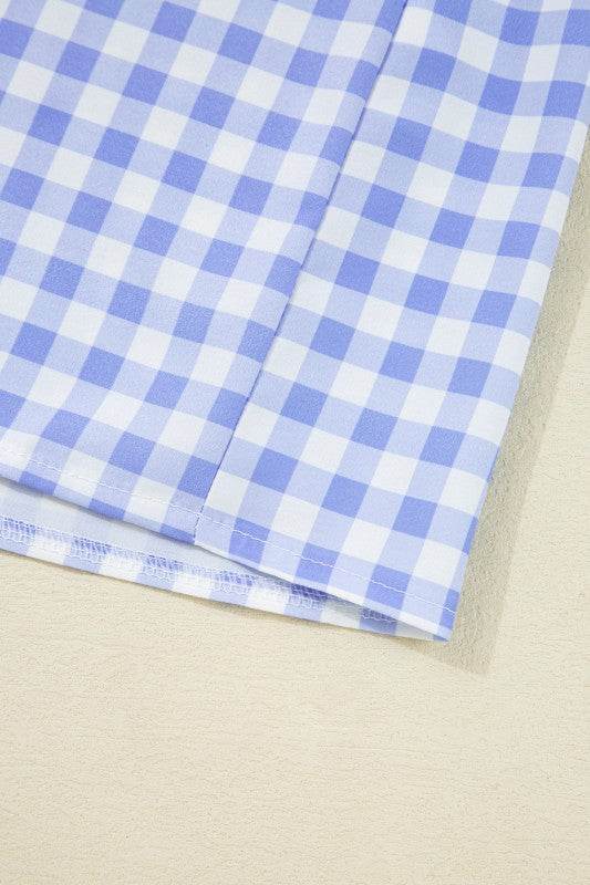 Blue Gingham plaid check maxi dress - Shop Style & More | Fresh Looks, Everyday Deals & Free Shipping