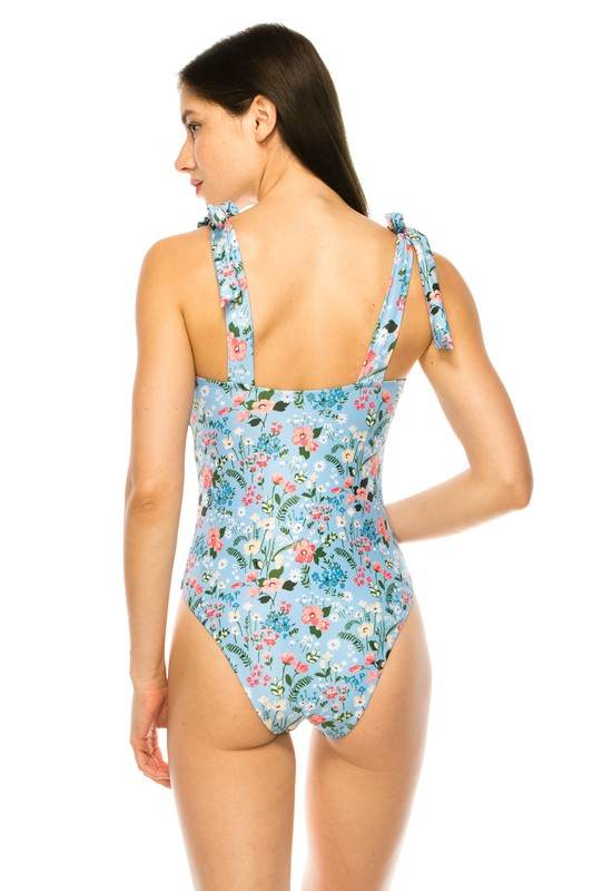 ONE PIECE BATHING SUIT FLORAL PRINT SHOULER TOP TI - Shop Style & More | Fresh Looks, Everyday Deals & Free Shipping