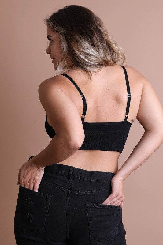 Seamless Padded Textured Brami Plus Size - Shop Style & More | Fresh Looks, Everyday Deals & Free Shipping