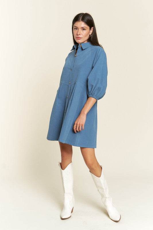 Washed denim style dress - Shop Style & More | Fresh Looks, Everyday Deals & Free Shipping