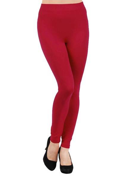 Solid Color Heavy Weight Fleece Leggings - Shop Style & More | Fresh Looks, Everyday Deals & Free Shipping