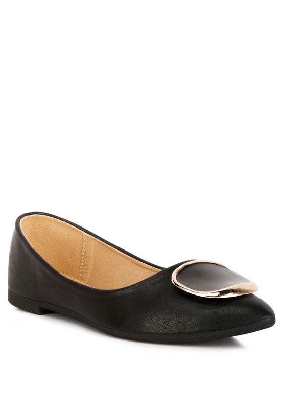 Karder Brooch Detail Ballet Flats - Shop Style & More | Fresh Looks, Everyday Deals & Free Shipping
