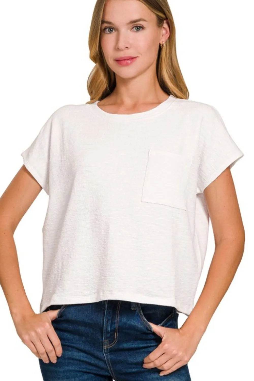 Zenana Round Neck Short Sleeve T-Shirt - Shop Style & More | Fresh Looks, Everyday Deals & Free Shipping