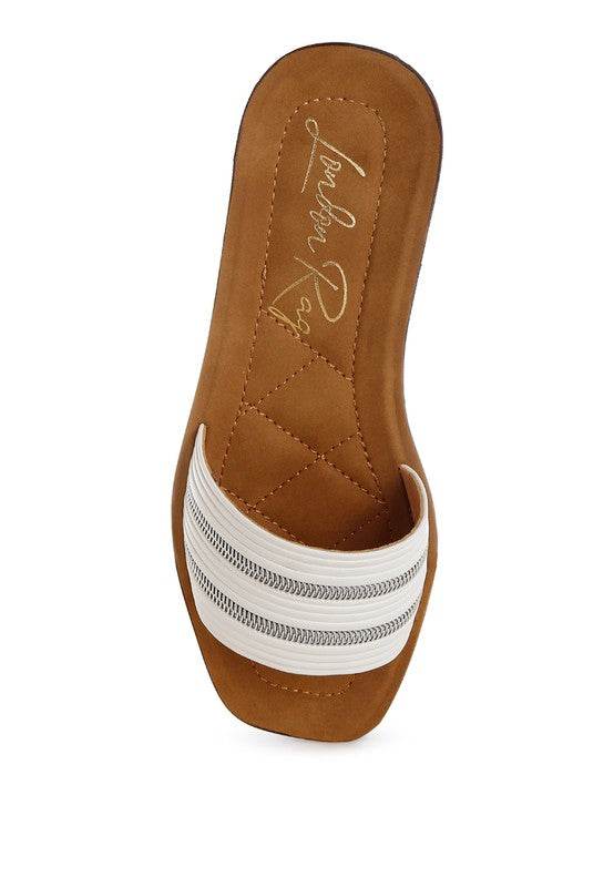 Zosaya Faux Zipper Detail Slip Ons - Shop Style & More | Fresh Looks, Everyday Deals & Free Shipping